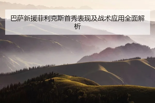 巴萨新援菲利克斯首秀表现及战术应用全面解析